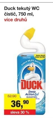 Gelový čistič WC Duck