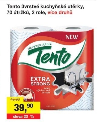 Utěrky kuchyňské 3vrstvé Tento