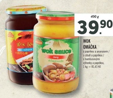 Omáčka Wok Vitasia