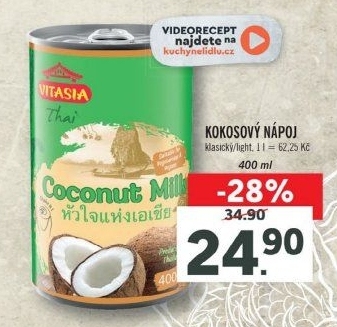 Kokosové mléko Vitasia