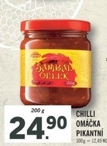 Chilli omáčka pikantní Vitasia