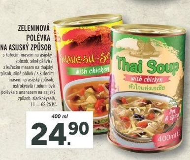 Polévka zeleninová Vitasia - konzerva