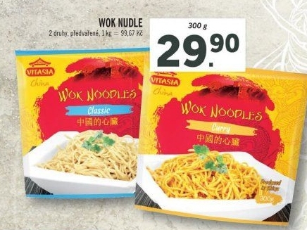 Předvařené nudle wok Vitasia