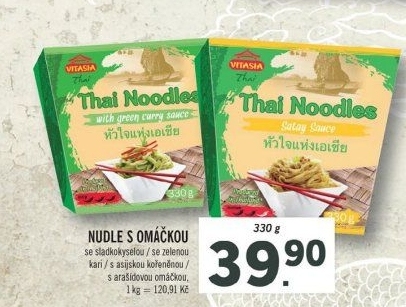 Nudle thajské s omáčkou Vitasia