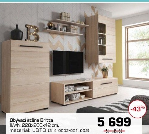 Obývací stěna Britta
