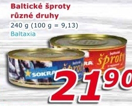 Šproty baltické Sokra