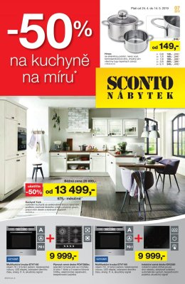 akční leták Sconto nábytek 24.4.2019-14.5.2019