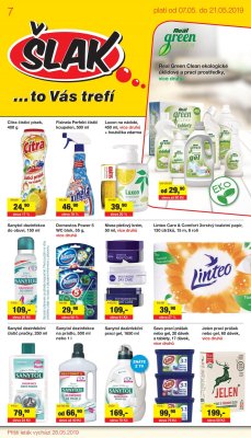 akční leták Šlak drogerie 7.5.2019-21.5.2019