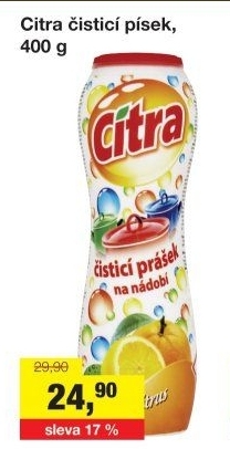 Čistící písek Citra