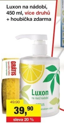 Prostředek na nádobí Luxon