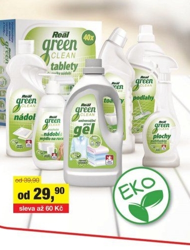 Čistící prostředky Reál Green Clean