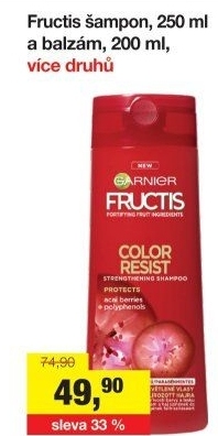 Šampon Fructis Garnier