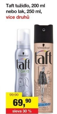 Tužidlo na vlasy Taft Schwarzkopf
