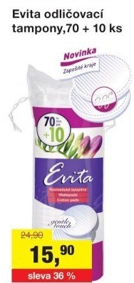 Odličovací tampony Evita