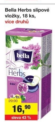 Vložky dámské slipové Herbs Bella