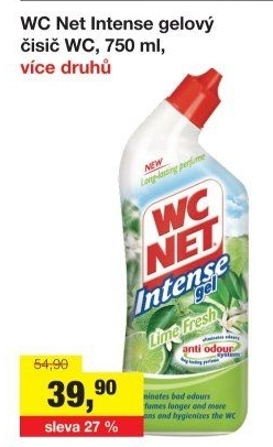 Čistič WC gelový Intense WC Net