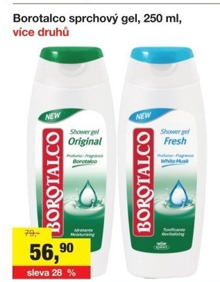 Sprchový gel Borotalco