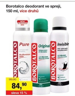 Deodorant sprej Borotalco