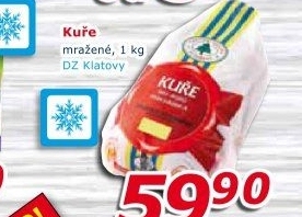 Kuře mražené DZ Klatovy