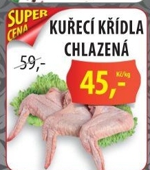 Kuřecí křídla H+H Řeznictví