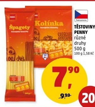 Těstoviny bezvaječné Penny