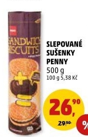 Sušenky slepované Penny