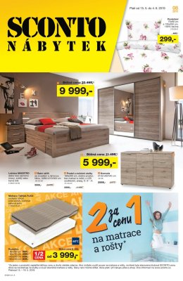 akční leták Sconto nábytek 15.5.2019-4.6.2019