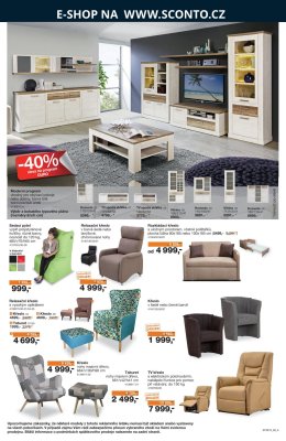 akční leták Sconto nábytek 15.5.2019-4.6.2019
