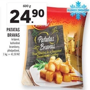 Brambory Patatas Bravas mražené Sol&