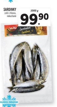 Sardinky mražené Sol&