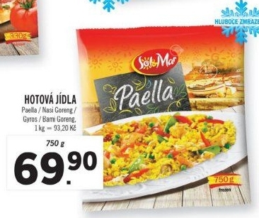 Paella mražená Sol&