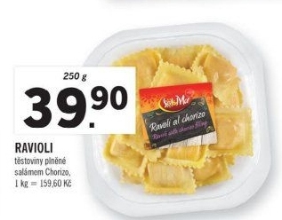 Ravioli plněné Sol&