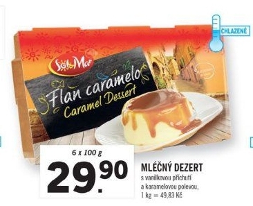 Dezert mléčný Sol&