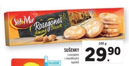 Sušenky Rosegones Sol&