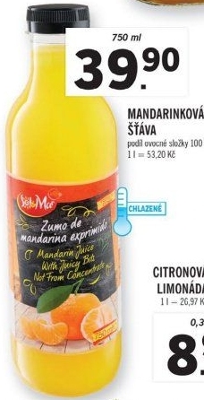 Šťáva ovocná Sol&