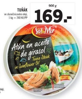 Tuňák kousky v oleji Sol&