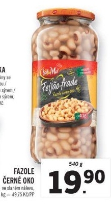 Fazole černé oko Sol& - Lidl akcniletaky.com