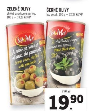 Olivy černé Sol&