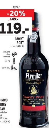 Víno portské Tawny Port Armilar