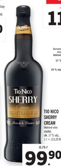 Sherry Cream Tio Nico