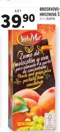 Šťáva ovocná Sol&