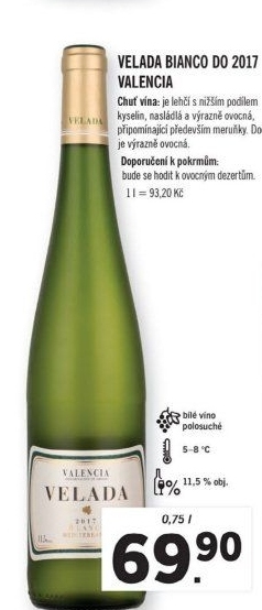 Vína Bianco Valencia Velada