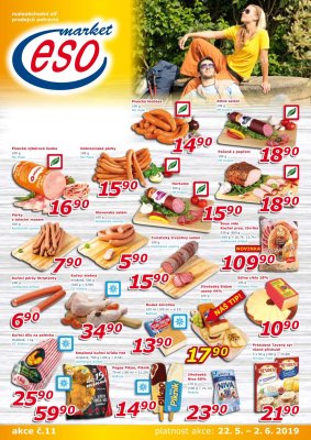 akční leták ESO MARKET 22.5.2019-2.6.2019