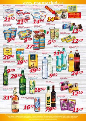 akční leták ESO MARKET 22.5.2019-2.6.2019