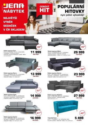 akční leták Jena nábytek 22.5.2019-9.6.2019