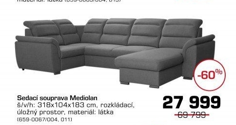 Sedací souprava Mediolan