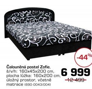 Čalouněná postel Zofie