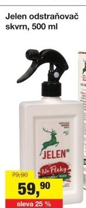 Odstraňovač skvrn ve spreji Jelen
