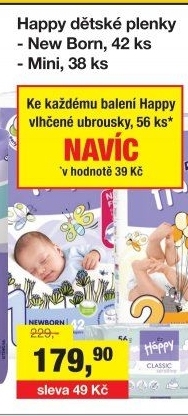 Pleny dětské Háppy Bella