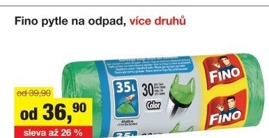 Pytle na odpadky Fino